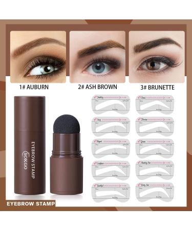 Professional Eyebrow Stamp Kit in Auburn - Long-lasting One Step Stencil for Women - Buy Online on GoSupps.com