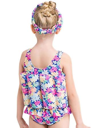 Obeeii Baby Girls Swimming Suit with Buoyancy Aid & UV Protection | Summer Swimwear for Ages 1-7 - Buy Online on GoSupps.com