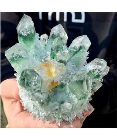 Natural Crystal Rough Very Beautiful 500-600g Phantom-Green Ghost Tibetan Quartz - Buy Online on GoSupps.com