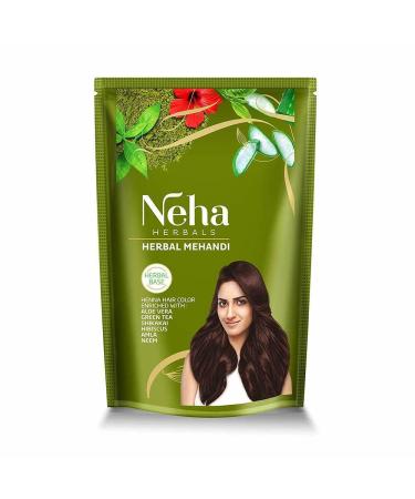 Mehndi 100% Pure & Natural Henna Mehandi Powder Enriched with Aloe Vera Hibiscus and Green Tea (1 kg / 2.2 lbs)