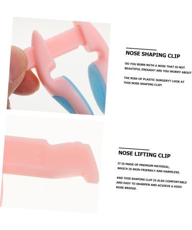 FRCOLOR 3 Pcs Silicone Nose Bridge Booster Clip - Nose Shaper & Slim Correction for Women - Pink Nose Lifter & Straightener for Perfect Fit - Buy Online on GoSupps.com
