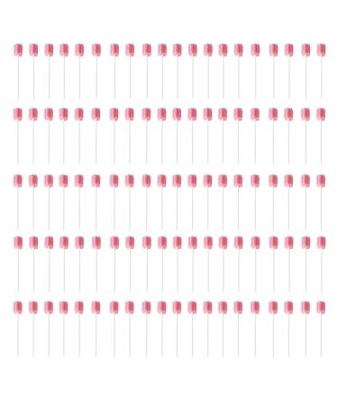 Mundupfer 100 partial tooth cleaning set for dogs one -way mouth swam hollow room cleaning sponge swab for dental care of older children or pets