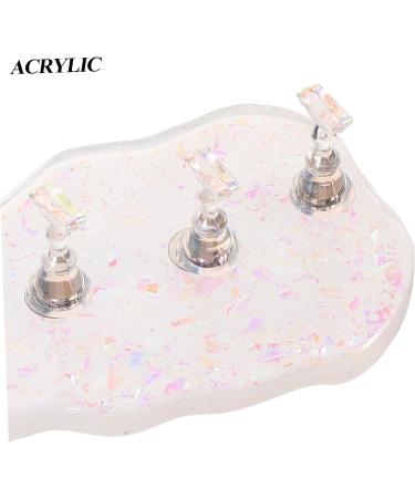 Housoutil 1 Set Nail Accessories Clarinet Bags Nail Art Stand False Nail Holder Nails Supply Fake Nail Holder Press on Nail Holder False Nail Painting Stand Easel Magnetic Acrylic Supplies - Buy Online on GoSupps.com