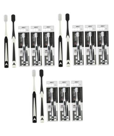 Healvian 12 Pairs Toothbrush Pbt Travel Household