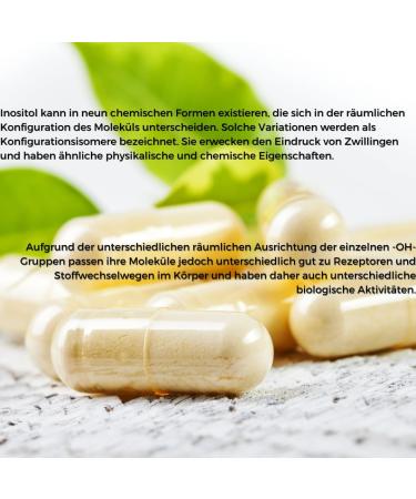 Aliness Inositol Plus 650mg - Myo/D-Chiro - 100 Veg Caps for PCOS Depression & Well-being - Vegan Dietary Supplement - Buy Online on GoSupps.com