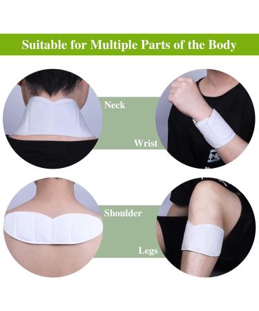 AlAREWO Portable Heat Therapy Patches - Pain Relief for Neck, Shoulder, Back, Abdomen - Non-Medicated Heating Wraps - M/L Heating Pads 6 Pack - Buy Online on GoSupps.com