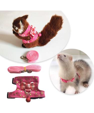 Small Pet Harness with Leash Chinchilla Harness Comfortable Guinea Pig Walking Harness Vest for Bunny Squirrel Ferret Guinea Pig and Similar Small Pet - Buy Online on GoSupps.com