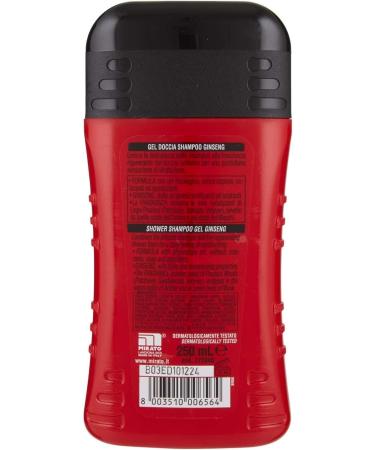 Mirato 6x Intesa Pour Homme shower gel shampoo revitalizing daily moisturizing ginseng 250 ml + Italian Gourmet Polpa 400 g - Buy Online on GoSupps.com