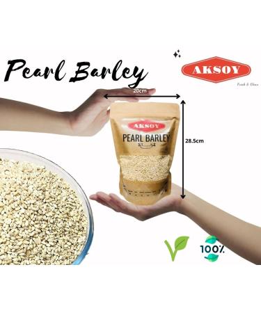 Organic Aksoy Wholefoods Pearl Barley 1.25KG - Premium Quality Grains - Buy Online on GoSupps.com