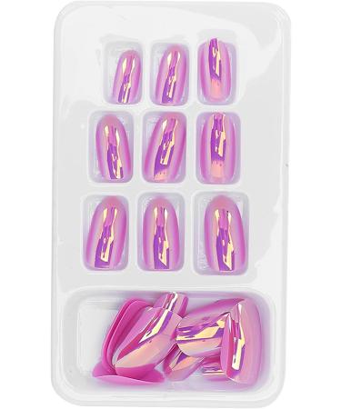 Fake Nails Coffin Nails ABS Lifelike Appearance Widely Use Easy Trim for Masked Ball for Halloween for Party for DIY for Wedding for Nail Salon(LG07) - Buy Online on GoSupps.com
