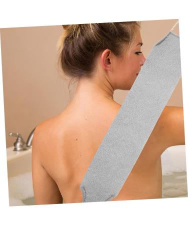 Vaguelly 2pi ces Lot de De Douche Exfoliants Extensibles pour Corps pour Dos Jambes Accessoires De Bain Gris Gris Clair - Buy Online on GoSupps.com