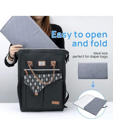 Lekebaby Foldable Travel Changing Mat Portable Baby Change Mat Grey A-grey - Buy Online on GoSupps.com