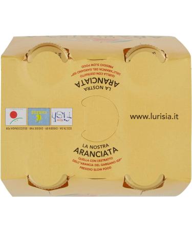 Lurisia Aranciata Pack of 24 275 ml glass bottles for soft drinks made with Italian orange juice and Apulian orange extract mild taste - Buy Online on GoSupps.com