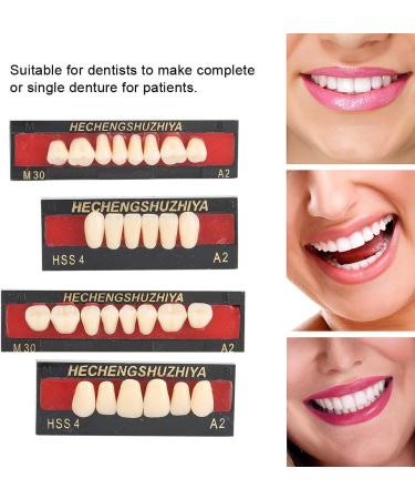 Ankroyu Temporary False Teeth - Synthetic Resin Dental Care Tool for Oral Cavity Loss | Upper & Lower Teeth Filling - Buy Online on GoSupps.com