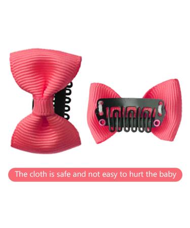 23-Piece Baby Hair Clips Set | Mini Grosgrain Ribbon Bows for Girls Toddlers & Newborns Perfect for All Hairstyles - Buy Online on GoSupps.com