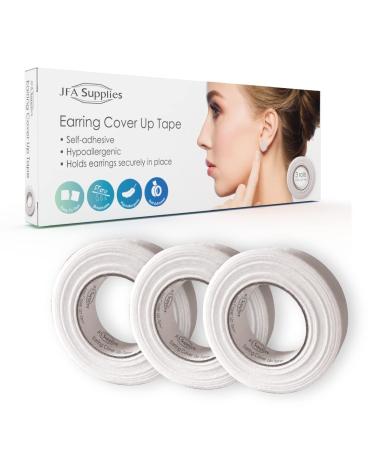 JFA Supplies Microporous Earring Cover Up Tape 1.25cm x 9.14m - Box of 3