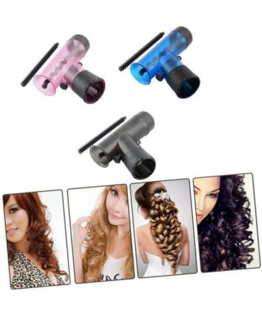SOESFOUFU Hair Dryer Connectors Blow Dryer Curler Nozzle for Hair Dryer Hair Roller Curly Hair Tools Rosy - Buy Online on GoSupps.com