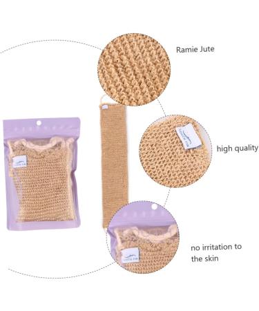 Extra Long Handled Bath Scrubber & Loofah Gloves - Exfoliating Back Brush & Shower Accessories for Spa-Like Clean | International Shipping - Buy Online on GoSupps.com