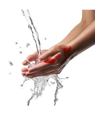 FIESTAS GUIRCA FIESTAS GUIRCA Washable Blood Bottle (1 Litre) - Make Up for Halloween Carnival and Costume Parties Ideal for Special Effects and Decoration for Kids and Adults (Red)