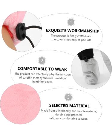 Healeved 2 Sets Gloves Paraffin Wax Mitts Booties Beauty Tools Wax Bath Liner Heat Tool Paraffin Wax Socks Foot Spa Cover Paraffin Mitts Paraffin Foot Pink Washable Insulation Cover Fabric - Buy Online on GoSupps.com