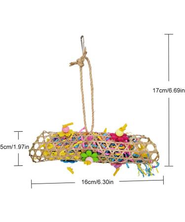 3 Packs Bird Parrot Toys Bird Chewing Foraging Shredder Toy Bird Cage Hammock Hanging Swing with Bells for Small Bird Parakeets Cockatiels Conures Budgie Lovebirds Hummingbird - Buy Online on GoSupps.com
