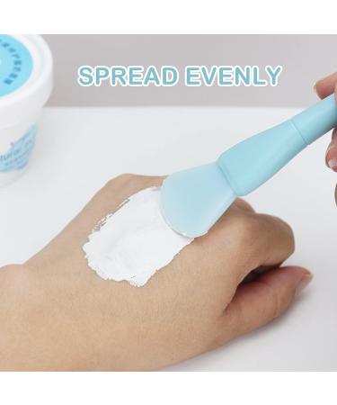 3PCS Silicone Face Mask & Cream Applicator Brush Set - Dual Sided Spatula & Spoon Scoop for Home Spa Treatments - Buy Online on GoSupps.com