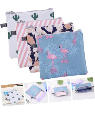 Healifty Portable Period Bags - 16 Pcs Napkin Storage & Hygiene Organizer for Travel - Menstrual & Tampon Zipper Bag - Buy Online on GoSupps.com