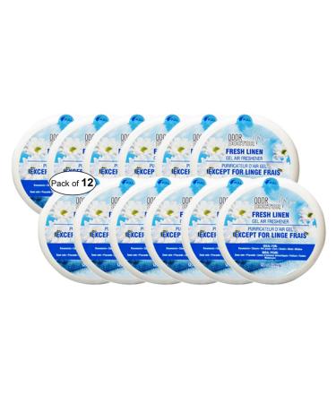 Odor Doctor Gel Air Freshener- Fresh Linen (340g) (Pack of 12)