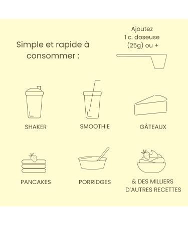 ALTER NUTRITION - Whey Organic Protein - Vanilla - Mass Gain - Recovery - BCAA - Organic Cow Milk - No Added Sugars - Made in France - 19g Protein Per Scoop - Bag of 1kg - Buy Online on GoSupps.com