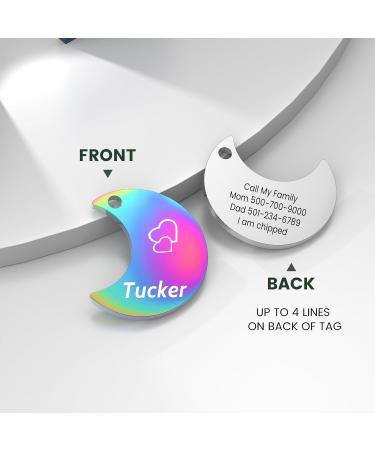 Personalized Yehanti Dog Tag - Engraved Stainless Steel Name Tag for Dogs Cats & Puppies | Custom Contact Info & Address | Ideal Pet Identification - Buy Online on GoSupps.com
