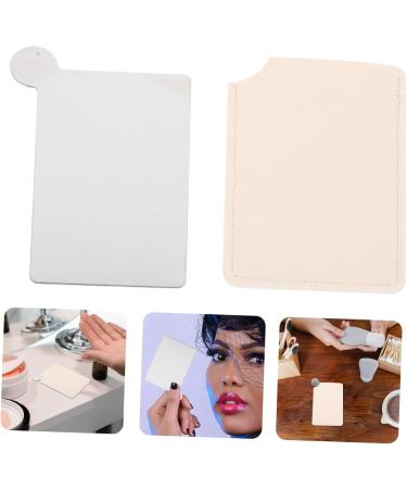 Didiseaon Stainless Steel Palette Mirror - Nail Art & Makeup Foundation Blending Tray Tools | Professional Cosmetic Mixing Plate Set - Buy Online on GoSupps.com