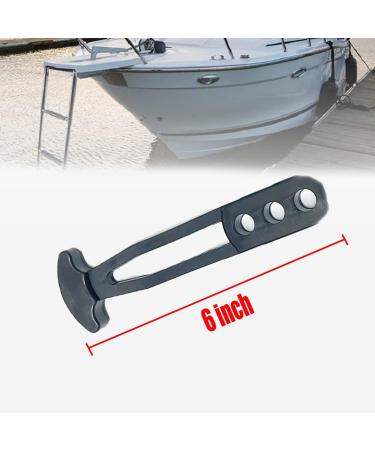 Marine Grade Boat Yacht Sport Jet Boarding Swim Telescoping Ladder Strap - Medium Size with 3 Adjustable Mounting Holes for 2 or 3 Step Ladder - Secure Retaining Design - Buy Online on GoSupps.com