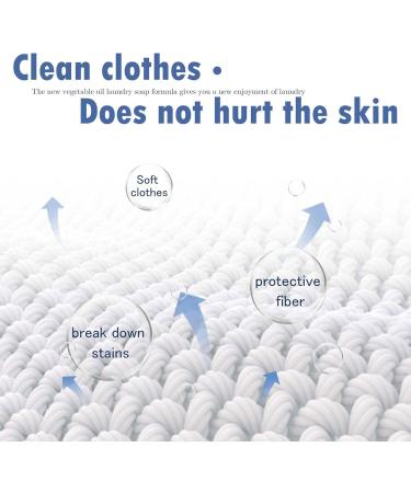Laundry Soap Bar - Skin Care Underwear Cleaning Soap Easy to Use Stain Cleaning Soap Not Hurting Hands Edorro 200g - Buy Online on GoSupps.com