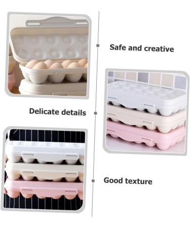 2pcs Rabbit Food Dispenser Plastic Eggs Deviled Egg Holder Egg Tray Egg Carton Drawer re-usable Grey 30x15cm - Buy Online on GoSupps.com