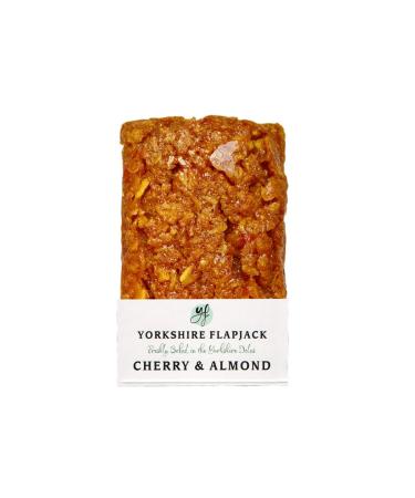 Yorkshire Flapjack | Cherry & Almond Flapjack 95g Beige Pack of 1