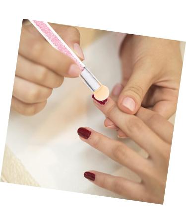 Mikinona Gradient Painting Eyeshadow Nail Kit | 4pcs Dual Brush Manicure Set with Rhinestone Pen Builder | Makeup Sponge, Round Tools Included | Pink | 16X2X2CMx2pcs - Buy Online on GoSupps.com