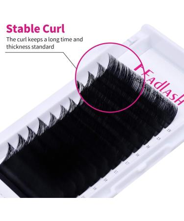 Fadlash Easy Fan Lashes DD Curl 0.07 13-16mm - Natural Look Russian Eyelashes Extensions - Buy Online on GoSupps.com