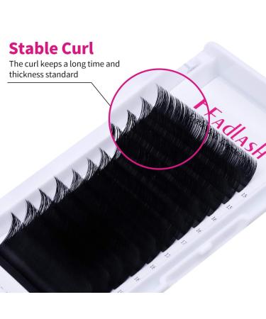 Professional Individual Classic Eyelash Extensions | 0.15mm CC Curl | 15-20mm Natural Black Mix - Buy Online on GoSupps.com