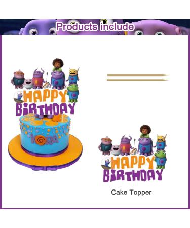 Home Movie Birthday Party Cake Topper 37Pcs Home Movie-Themed Birthday Party Supplies Cartoon Adventure Theme Cupcake Decorations for Kids - Buy Online on GoSupps.com