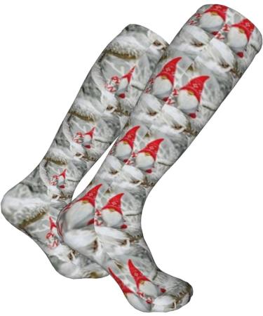 Santa Gnome Compression Socks for Men & Women | 15-20 mmHg Circulation Support for Running & Cycling - Buy Online on GoSupps.com
