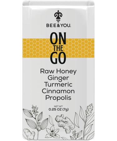 Bee and You On The Go Immune Support Supplement Raw Honey Propolis Turmeric Cinnamon Ginger Superfrood Great Tasting for Kids and Adults 12 Pack 1.73 oz Each - Buy Online on GoSupps.com