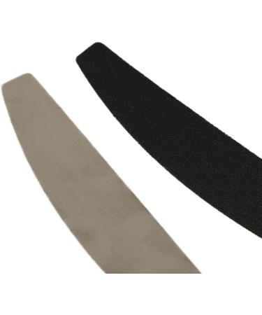 Nail Files Set Interchangeable 100 Pieces Files for Gel Nails with Stainless Steel Board Change Files Set with Metal Half Moon Board for Natural Nails Toenails and Gel Nails - Buy Online on GoSupps.com