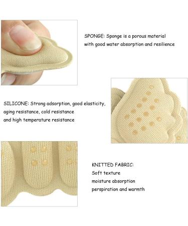CAREOR Heel Pads for Loose Shoes & High Heels - 2 Pairs of Thin Shoe Pads | Comfort & Fit Solutions - Buy Online on GoSupps.com