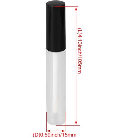 RDEXP 10ml Plastic Lip Gloss Refill Bottles - Black (10pcs) | Ideal for DIY & Travel - Buy Online on GoSupps.com