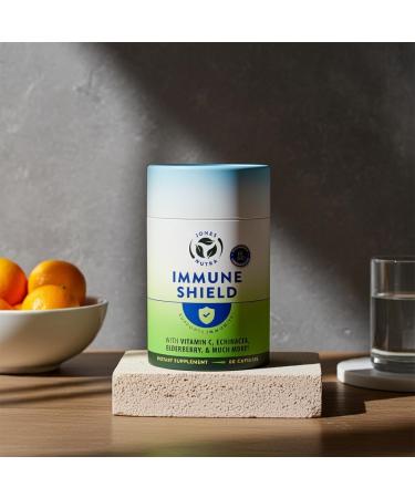 Jones Nutra Immune Shield Daily Nutrient & Botanical Blend with Vitamin C, Zinc, B6, Elderberry, Echinacea, Probiotic 30-Day Supply - Buy Online on GoSupps.com