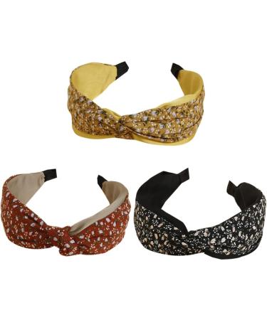 Wide Headband for Women Knotted Hairband Fabric Hairband Hoops Twist Headbands Hair Accessories For Girls (Cwidhua) - Buy Online on GoSupps.com