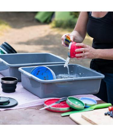 Hydaway Collapsible Cup | 12oz Portable Drinking Vessel for Water, Juice, Snacks | Travel, Camping, Parties | Ember Red - Buy Online on GoSupps.com