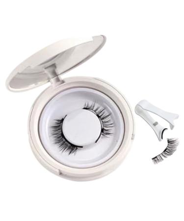 Krafty Magnetic Eyelashes Magnetic Lashes With Applicator Eyelashes Magnetic Reusable Self Adhesive Eyelashes(Simple 1pcs) 1 count (Pack of 1) Simple