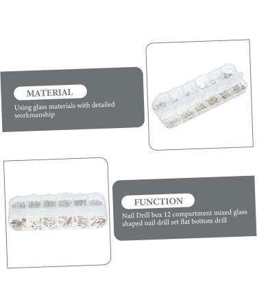 Housoutil 1 Box Nail Drill Manicure Charm Diy Nail Art Diamond Nail Art Stickers Glitter Rhinestone Nails Rhinestone for Nails Manicure Supplies Decor Nail Diamonds Assorted - Buy Online on GoSupps.com