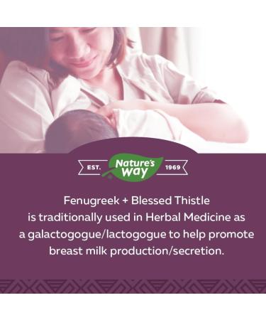 Nature's Way Fenugreek and Blessed Thistle | Fenugreek Seed Lactation Support Bundle Thistle + Seed - Buy Online on GoSupps.com